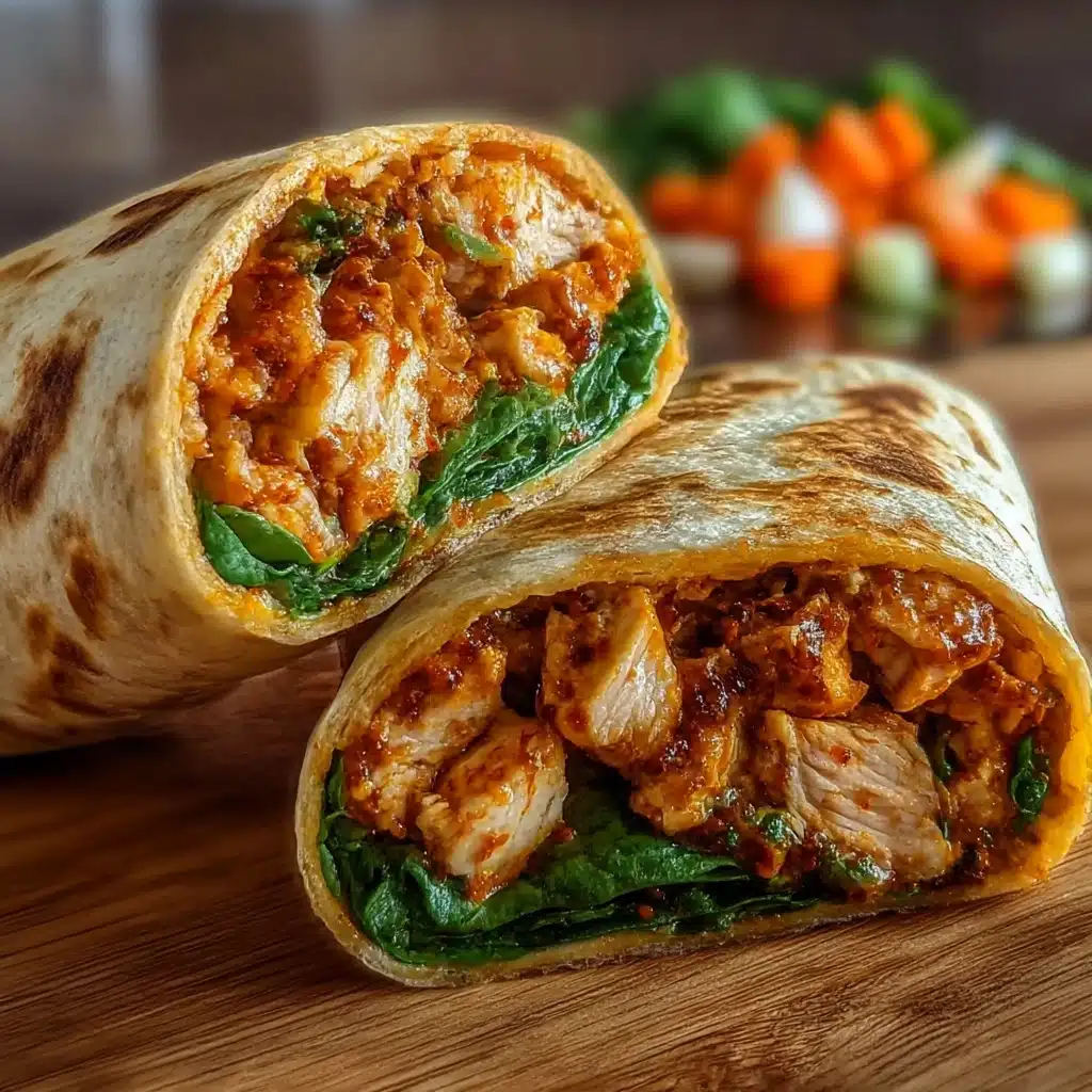 Sweet Chili Chicken Wraps: A Spicy-Sweet Lunch Favorite! Recipe - Recipe Image