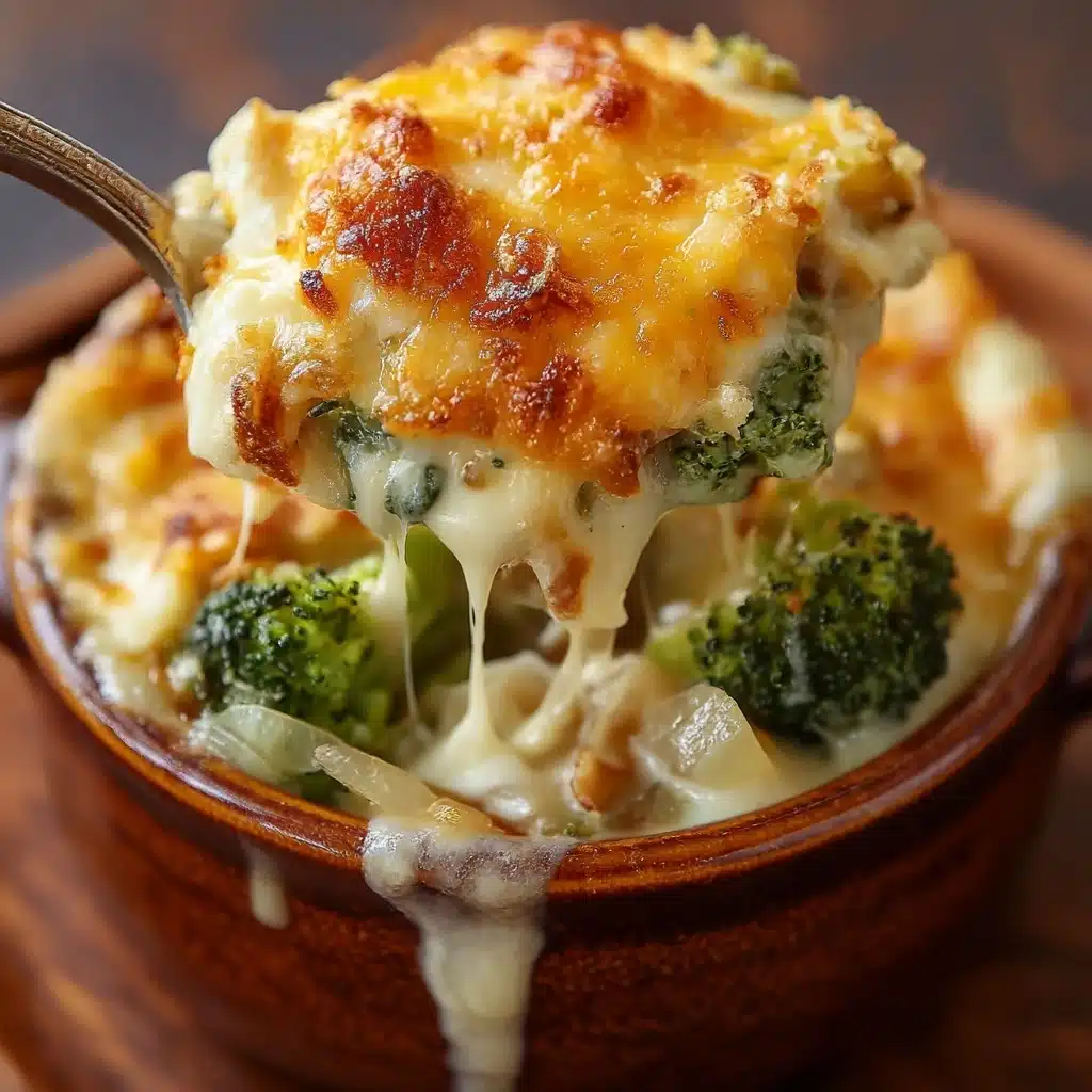 French Onion Broccoli Cheese Casserole Recipe - Recipe Image