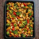 Easy Sheet Pan Cashew Chicken Recipe for Busy Weeknights Recipe