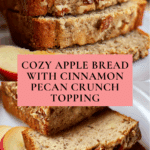Apple Bread with Cinnamon Pecan Crunch Recipe