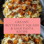 Savory Butternut Squash & Sage Pasta Recipe