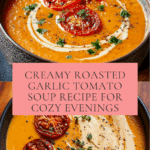 Creamy Roasted Garlic Tomato Soup Recipe