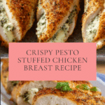 Healthy Pesto Stuffed Chicken Breast Recipe
