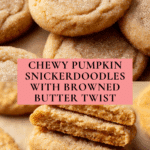 Chewy Pumpkin Snickerdoodle Cookies Recipe
