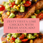 Fiesta Lime Chicken Recipe with Avocado Recipe