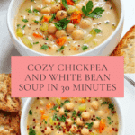 Quick Chickpea and White Bean Soup Recipe