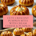 Crescent Pumpkins with Cream Cheese and Pumpkin Pie Filling Recipe