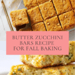 Butterscotch Zucchini Bars Recipe