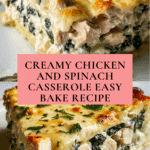 Chicken and Spinach Casserole with Cream Cheese Recipe