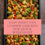 Easy Sheet Pan Cashew Chicken Recipe for Busy Weeknights Recipe