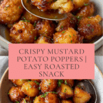 Mustard potato poppers Recipe