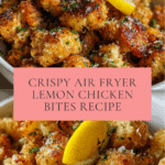 Air Fryer Lemon Chicken Bites Recipe