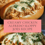 Chicken Alfredo Sloppy Joes Recipe