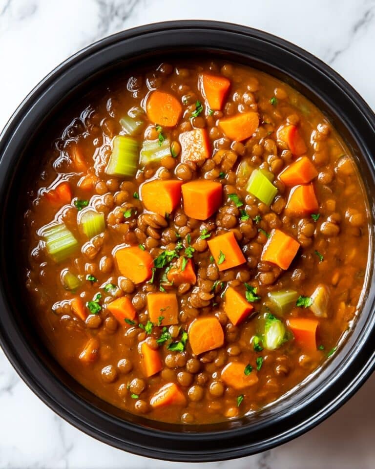 Crockpot Lentil Soup Recipe