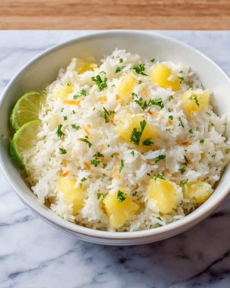 Tropical Coconut Pineapple Rice Recipe