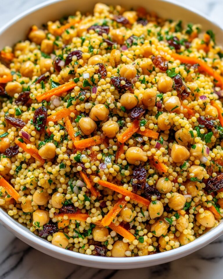Moroccan-Spiced Chickpea and Carrot Couscous Salad Recipe