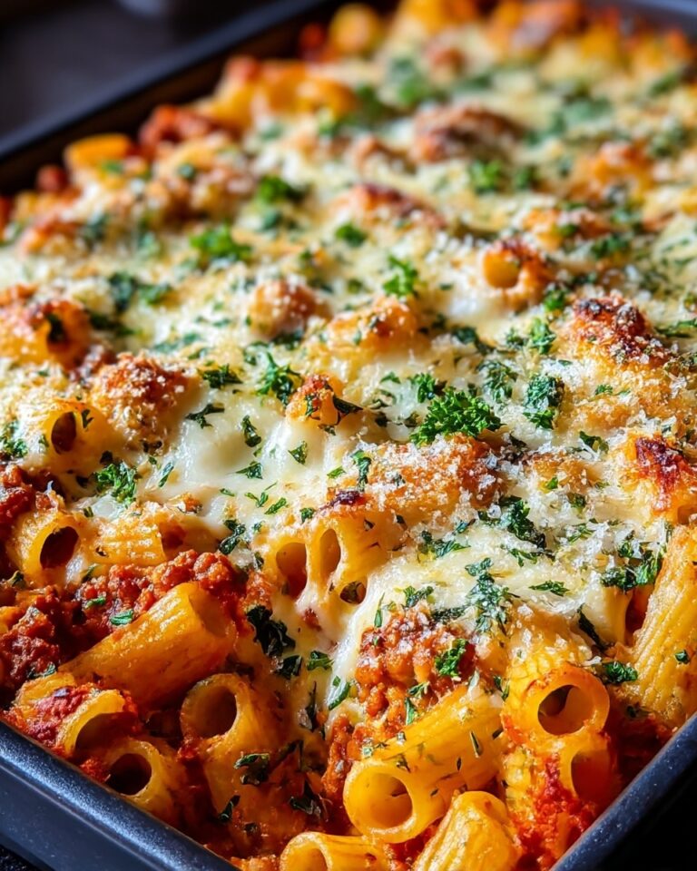 Loaded Veggie Baked Ziti Recipe