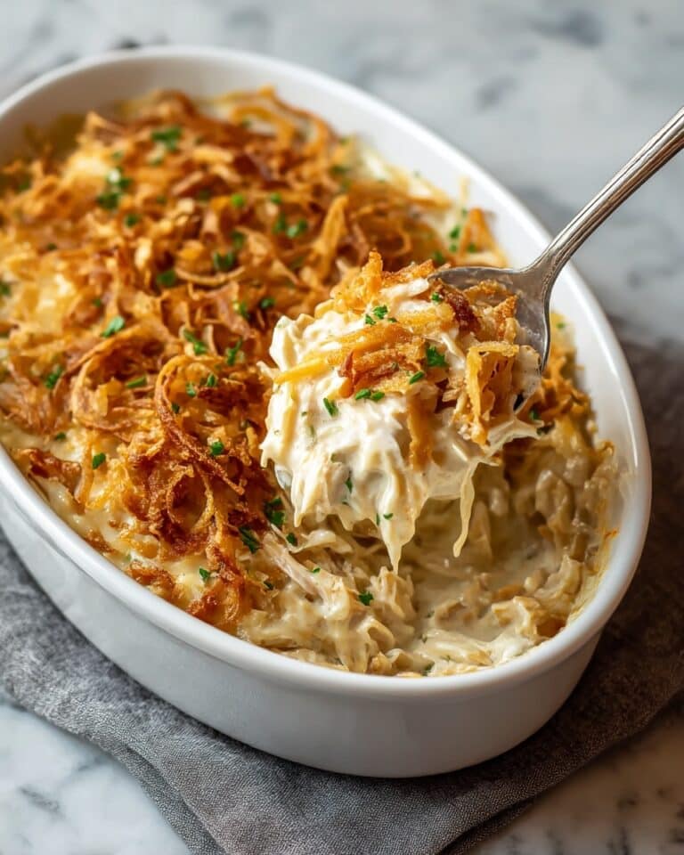 French Onion Orzo Bake Recipe