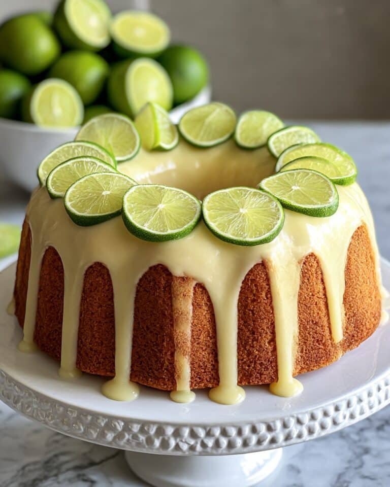 Moist & Tangy Key Lime Pound Cake – A Zesty Twist on a Classic Favorite Recipe