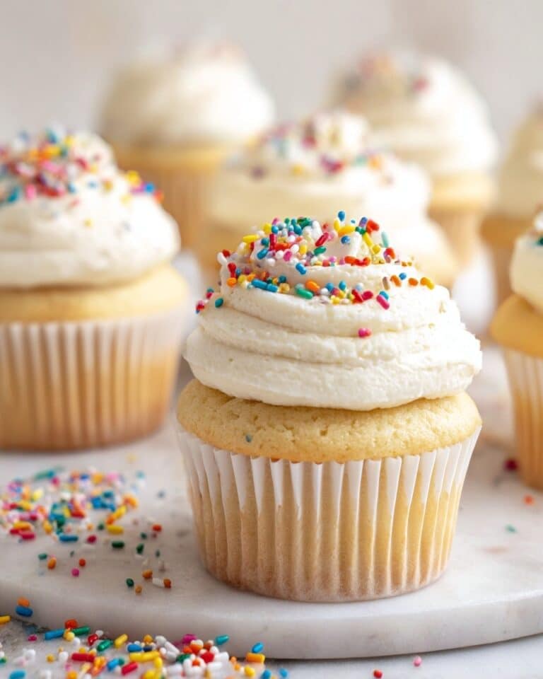 Vanilla Birthday Cupcakes Recipe