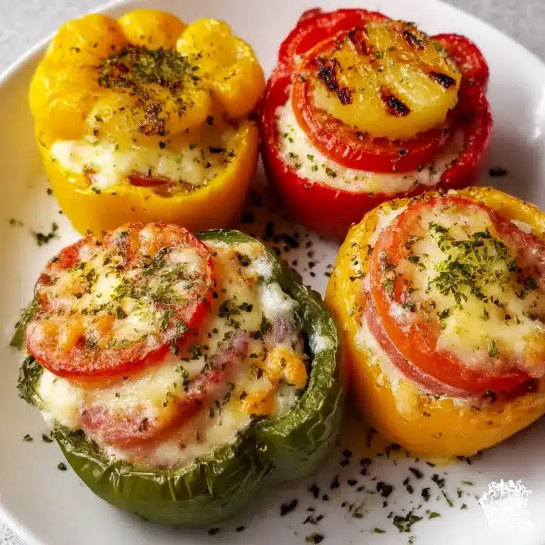 Hawaiian Pizza Stuffed Peppers Recipe