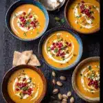 Moroccan Butternut Squash and Goat Cheese Soup Recipe