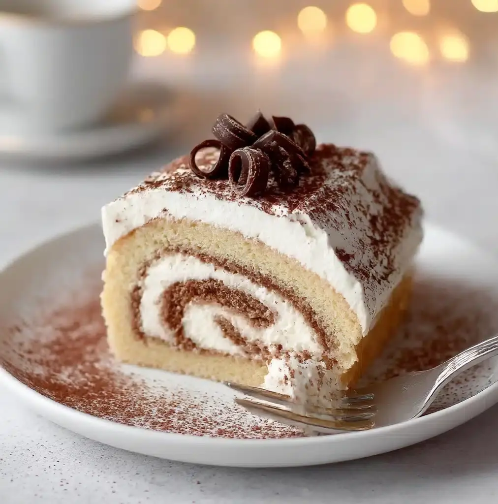 Gourmet Tiramisu Yule Log Cake Recipe