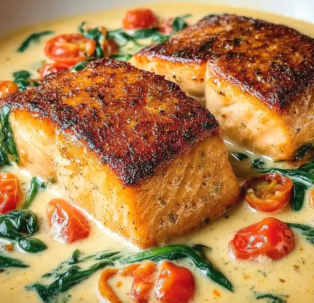Creamy Tuscan Salmon Recipe
