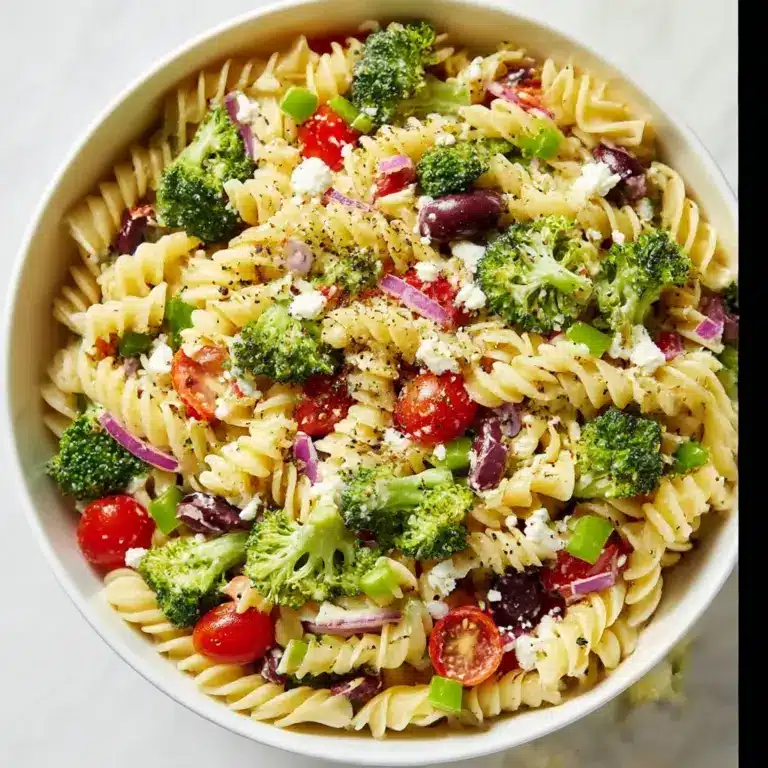 Greek Broccoli Pasta Salad Recipe