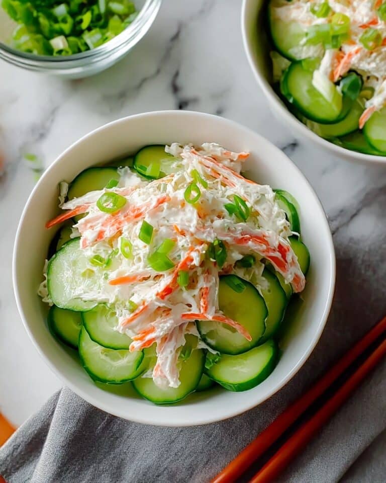 Cucumber Salad with Crab Meat Delight Recipe