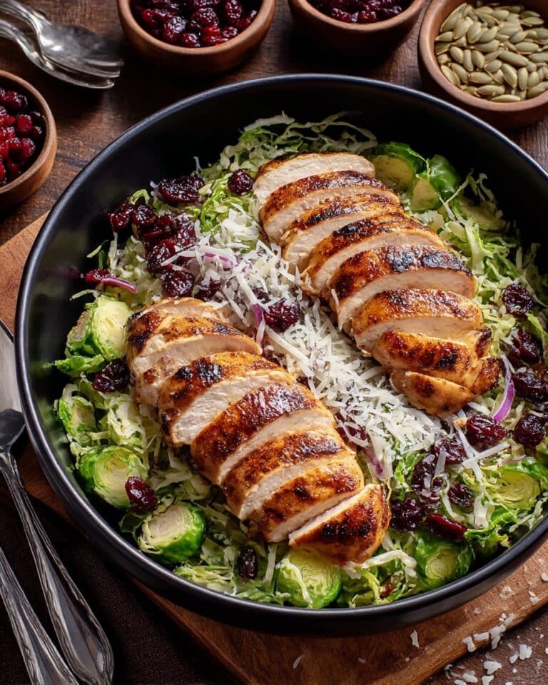 Chicken Brussels Sprout Salad Recipe