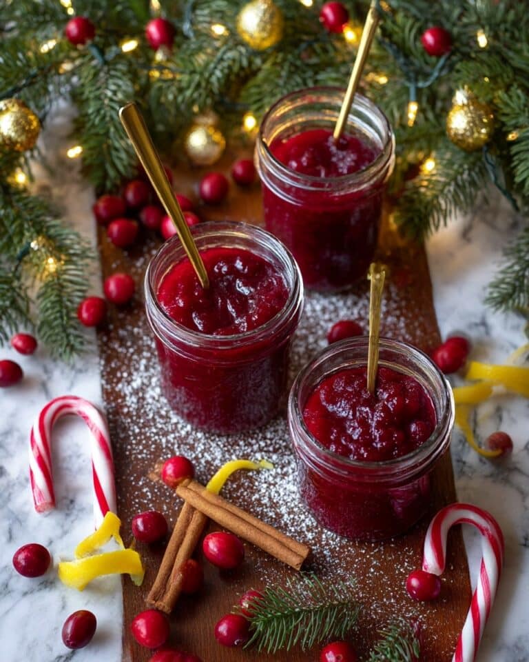 Sweet Christmas Cranberry Jam Recipe