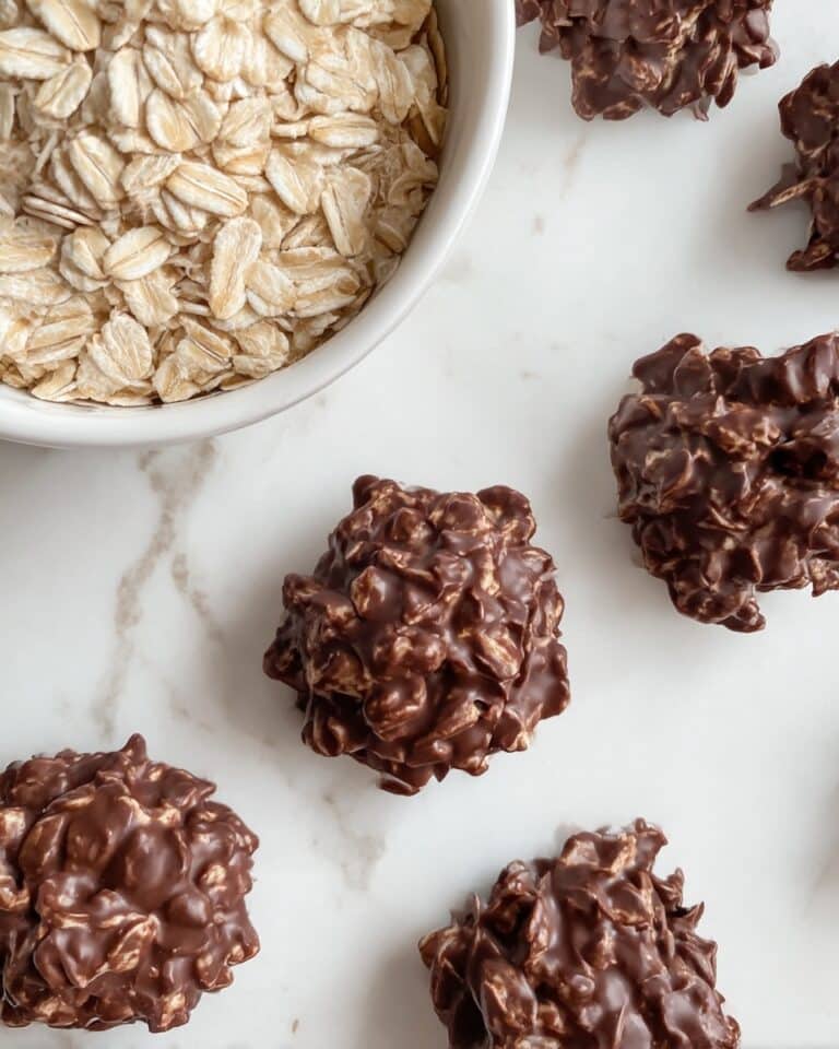 No Bake Chocolate Peanut Butter Cookies Recipe
