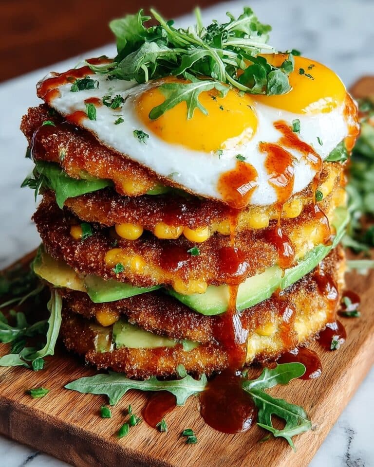 Sweet Corn Fritter Breakfast Sandwiches Recipe
