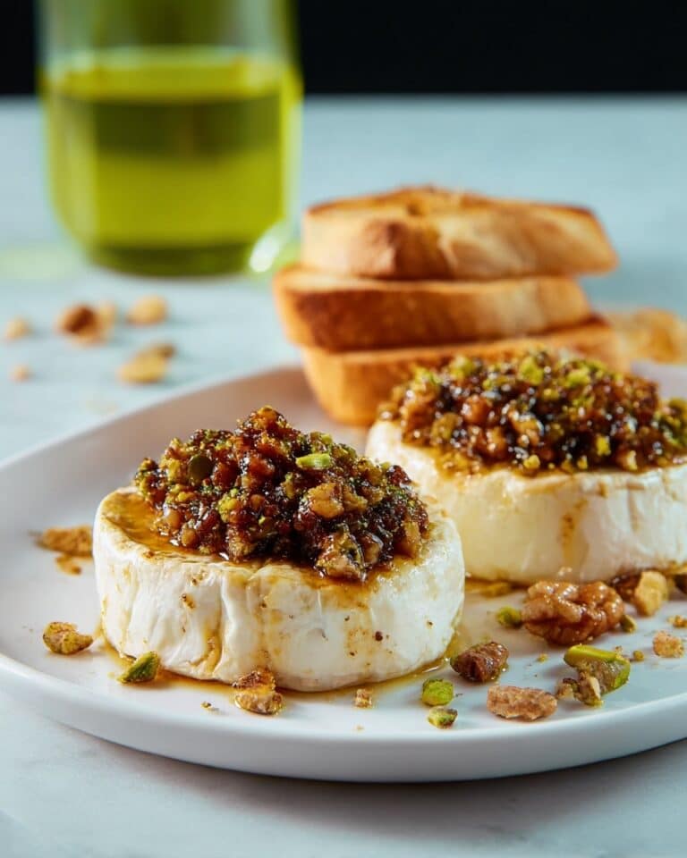 Pistachio Honey Sweet Baked Brie Recipe