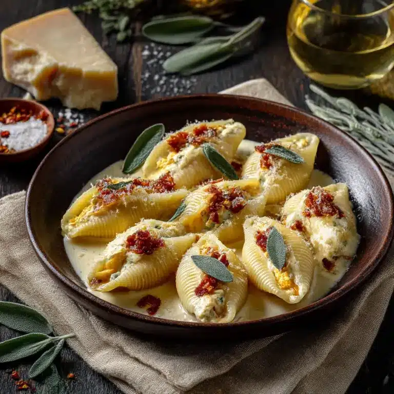 Pumpkin & Gouda Stuffed Shells Recipe