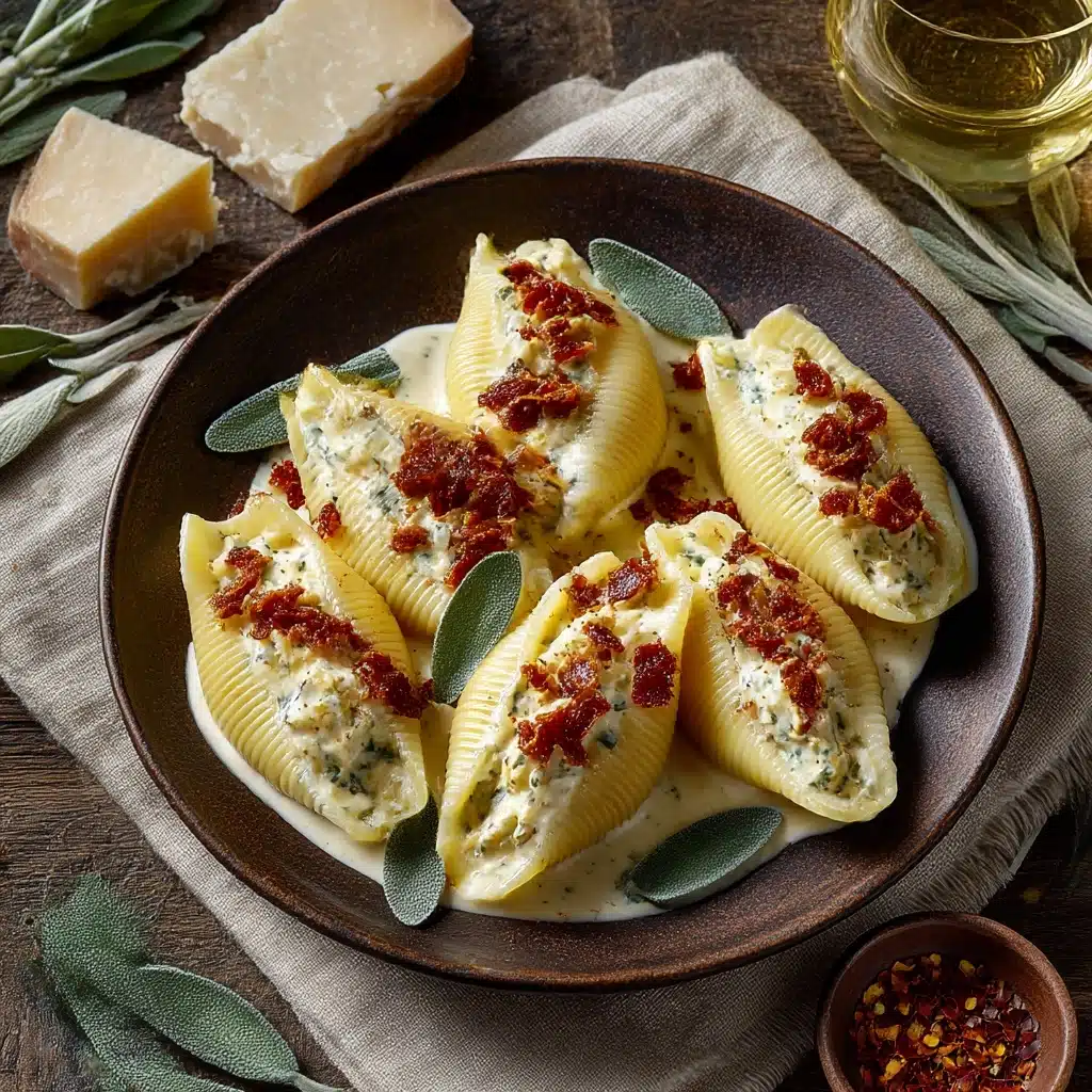 Pumpkin & Gouda Stuffed Shells Recipe - Recipe Image