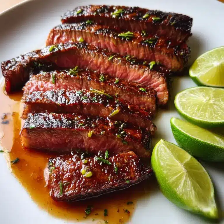 20-Minute Chili Lime Flank Steak