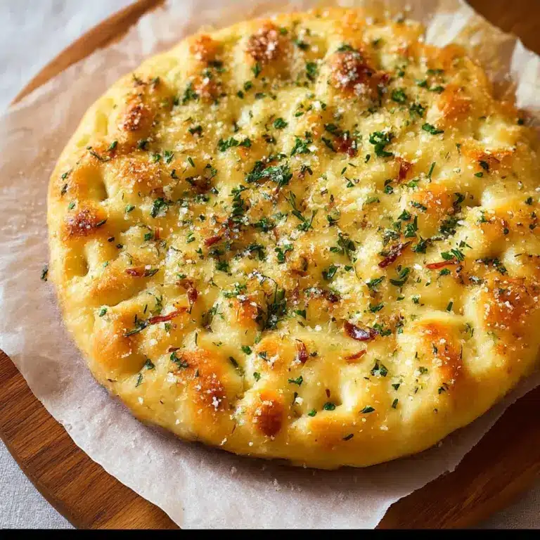 Garlic Parmesan Focaccia Bread Recipe