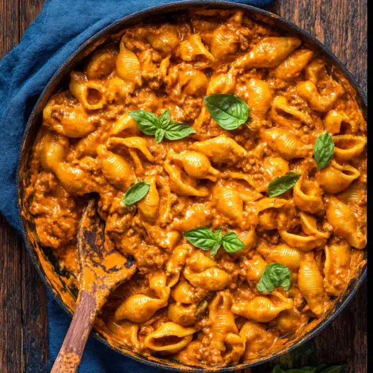 Irresistible Creamy Beef and Shells Recipe