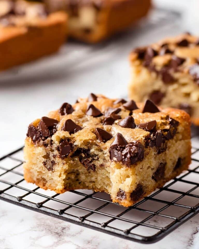 Banana Chocolate Chip Bars Recipe