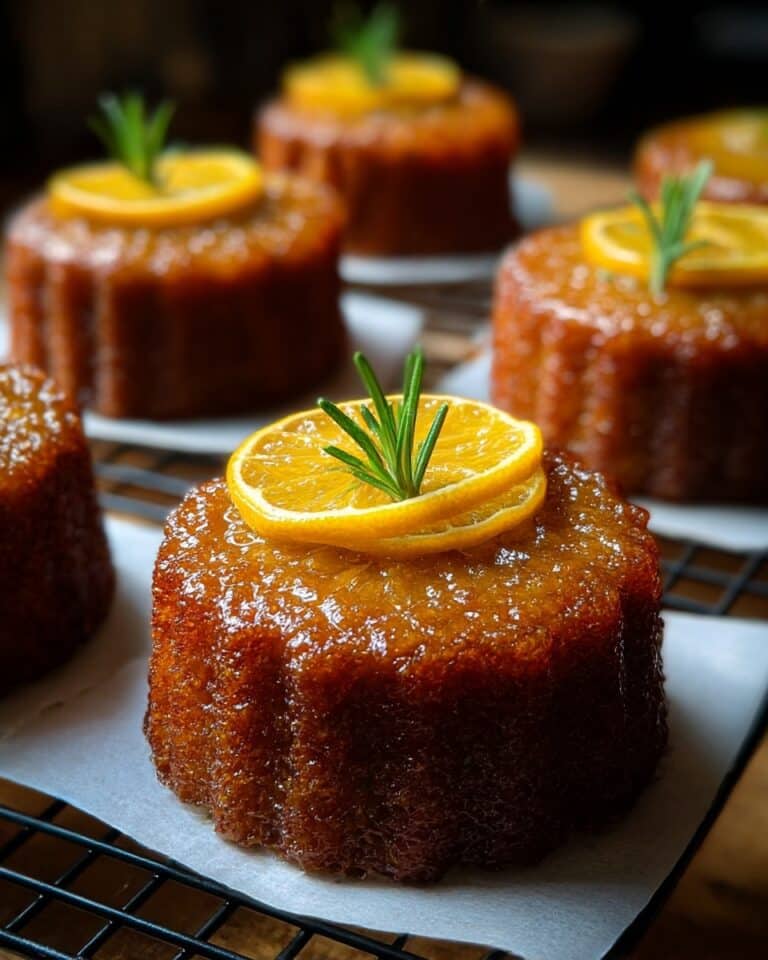 Orange Ginger Honey Cakes Recipe
