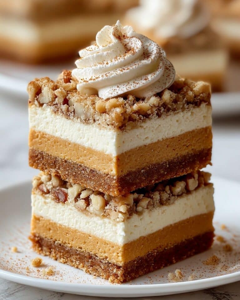 The BEST Pumpkin Cheesecake Bars Recipe