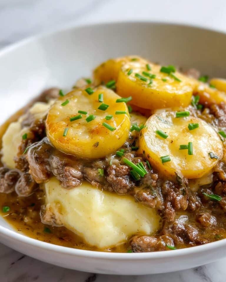 Crockpot Hamburger Potato Casserole Recipe