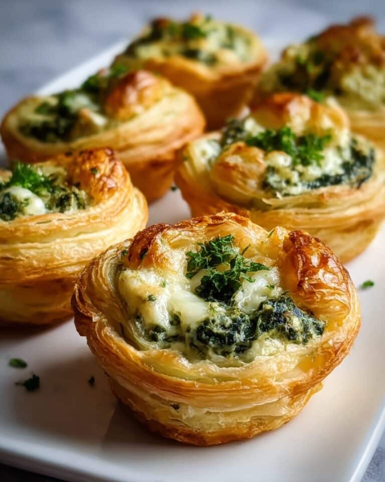 Savory Spinach Puff Pastry Bites Recipe
