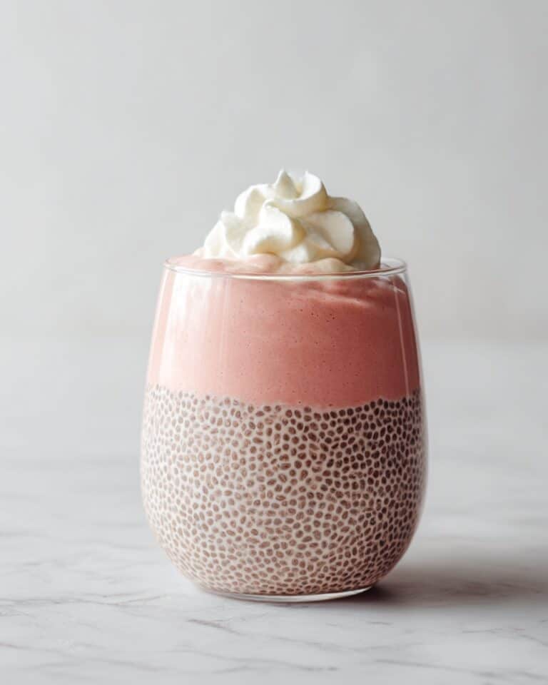 Strawberry Cheesecake Chia Seed Pudding Recipe