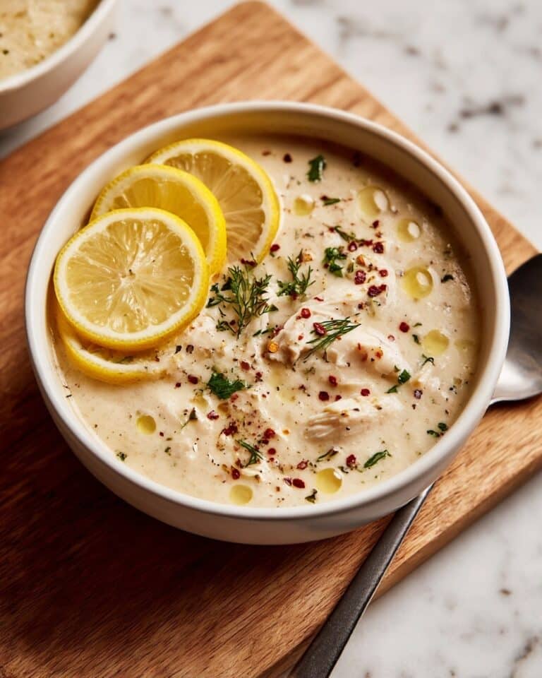 Cozy Lemon Chicken & Rice Soup Recipe
