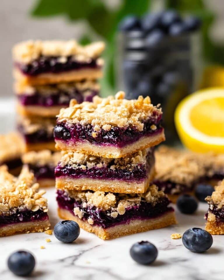 Vegan Blueberry Breakfast Bars Recipe