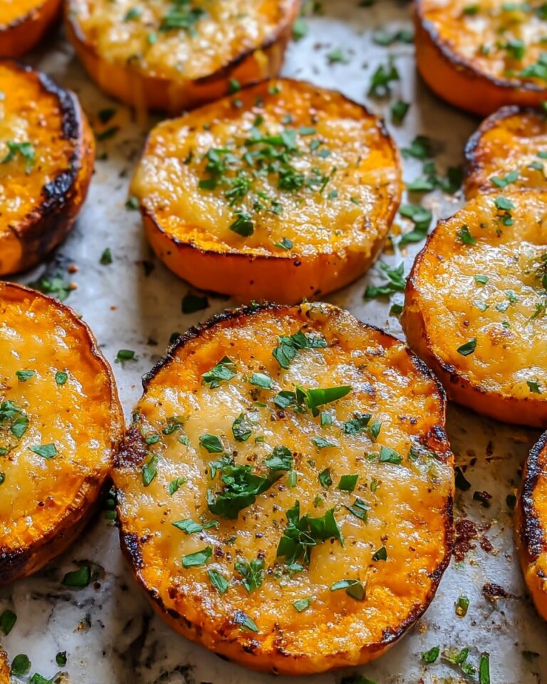 Parmesan Herb Sweet Potato Medallions Recipe