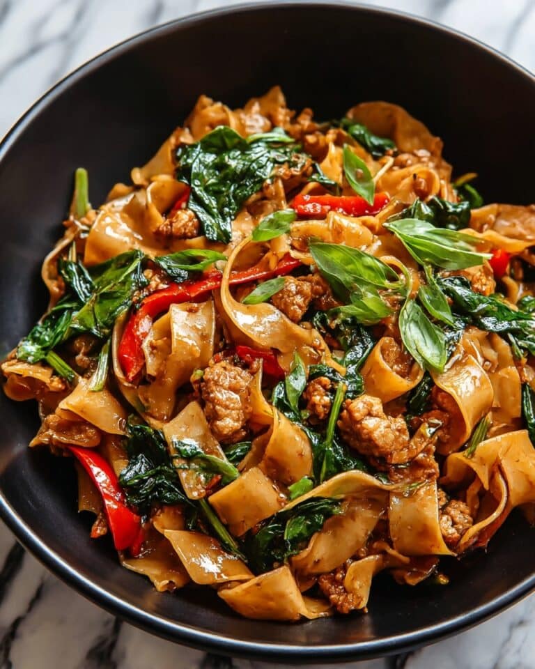 Spicy Drunken Noodles with Chicken Recipe